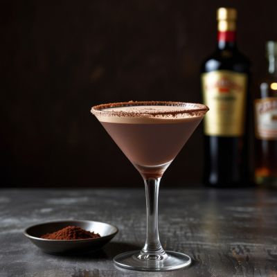 Chocolate Martini drink z wódka i czekoladą