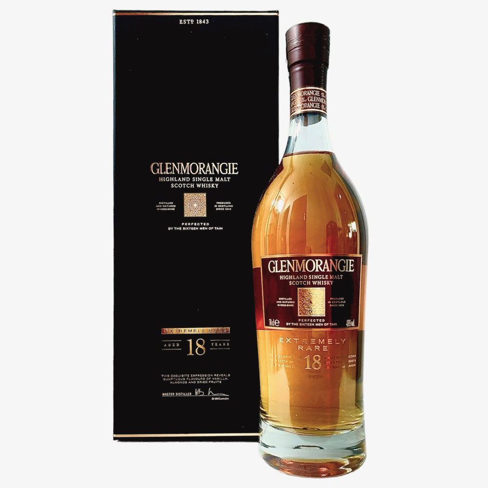Glenmorangie 18-letni Extremely Rare 43% 0,7l - Highlands Whisky