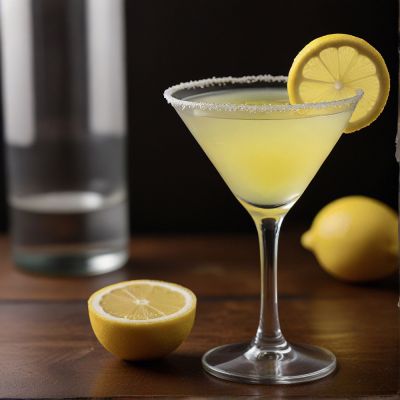 Lemon Drop drink z wódką i sokiem z cytryny