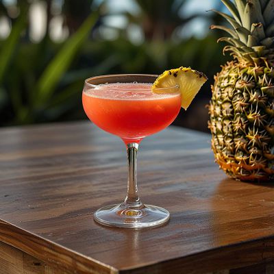 Mary Pickford drink z rumem i sokiem ananasowym