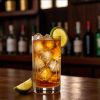 Presbyterian drink z whisky i piwem imbirowym
